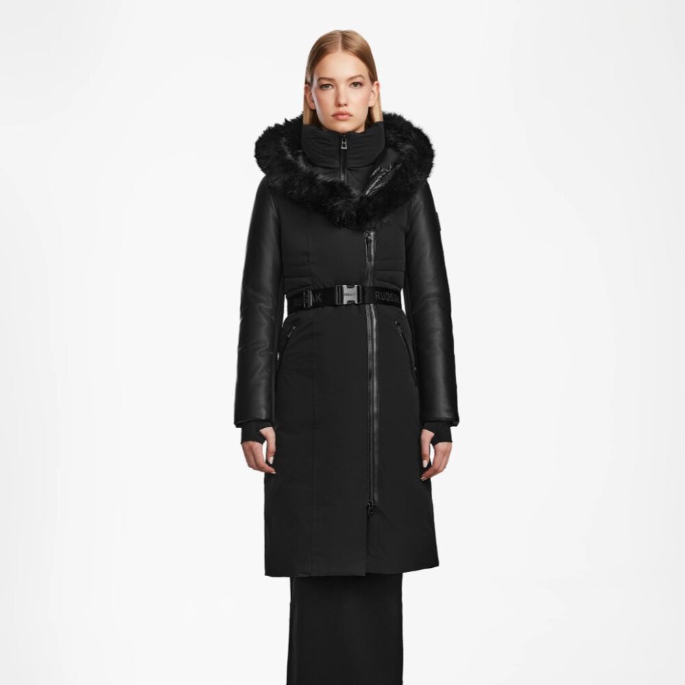 RUDSAK MISALA FITTED DOWN COAT